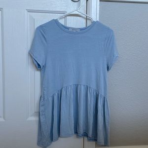 Blue Babydoll Top